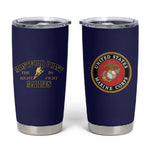 Montford Point Marines Tumbler Cup African American Heroes Navy Blue - African Pride