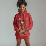 Montford Point Marines Hoodie Dress African American Heroes Red - African Pride