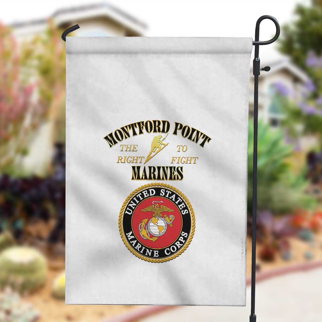 Montford Point Marines Garden Flag African American Heroes White - African Pride