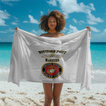 Montford Point Marines Sarong African American Heroes White - African Pride