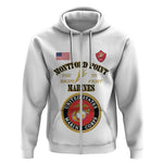 Montford Point Marines Zip Hoodie African American Heroes White - African Pride