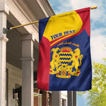 Afro Tchad Personalised Garden Flag Coat Of Arms - African Pattern