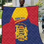 Afro Tchad Personalised Quilt Coat Of Arms - African Pattern