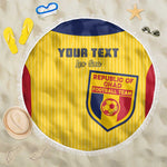 Custom Chad Football Beach Blanket Go Champions