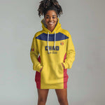 Custom Chad Football Hoodie Dress Go Champions
