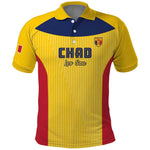 Custom Chad Football Polo Shirt Go Champions