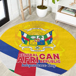 CAR Round Carpet Happy 65th Independence Day