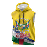 Personalised CAR Sleeveless Hoodie Happy 65th Independence Day - African Pride