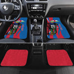 Personalised Central African Republic Elephant Car Mats Coat Of Arms With Map