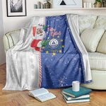 Afro Christmas in Cape Verde Blanket Black Santa Felix Natal - African Pride