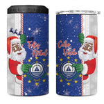 Afro Christmas in Cape Verde 4 in 1 Can Cooler Tumbler Black Santa Felix Natal - African Pride