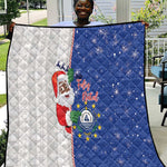 Afro Christmas in Cape Verde Quilt Black Santa Felix Natal - African Pride