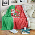 Afro Christmas in Burkina Faso Blanket Black Santa Joyeux Noel - African Pride