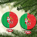 Afro Christmas in Burkina Faso Ceramic Ornament Black Santa Joyeux Noel - African Pride