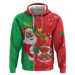 Afro Christmas in Burkina Faso Hoodie Black Santa Joyeux Noel - African Pride
