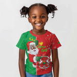 Afro Christmas in Burkina Faso Kid T shirt Black Santa Joyeux Noel - African Pride