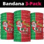 Afro Christmas in Burkina Faso Neck Gaiter Black Santa Joyeux Noel - African Pride
