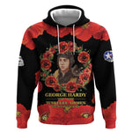George Hardy Tuskegee Red Tail Pilots Hoodie Legacy of Courage - African Pride