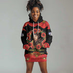 George Hardy Tuskegee Red Tail Pilots Hoodie Dress Legacy of Courage - African Pride