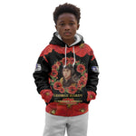 George Hardy Tuskegee Red Tail Pilots Kid Hoodie Legacy of Courage - African Pride