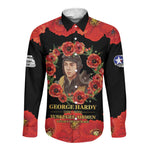 George Hardy Tuskegee Red Tail Pilots Long Sleeve Button Shirt Legacy of Courage - African Pride