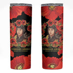 George Hardy Tuskegee Red Tail Pilots Skinny Tumbler Legacy of Courage - African Pride