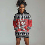Afro Christmas Tuskegee Red Tails Airmen Hoodie Dress Merry Christmas - African Pride