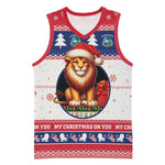 Liberia Christmas Basketball Jersey African Lion Santa - African Pride