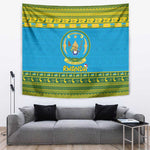 Afro Rwanda Christmas Tapestry Noheli Nziza Coat Of Arms - African Pattern
