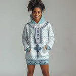 Eritrea Hoodie Dress African Pattern - Habesha Style