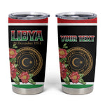 Personalized Happy Libya Tumbler Cup Independence Day - African Pride
