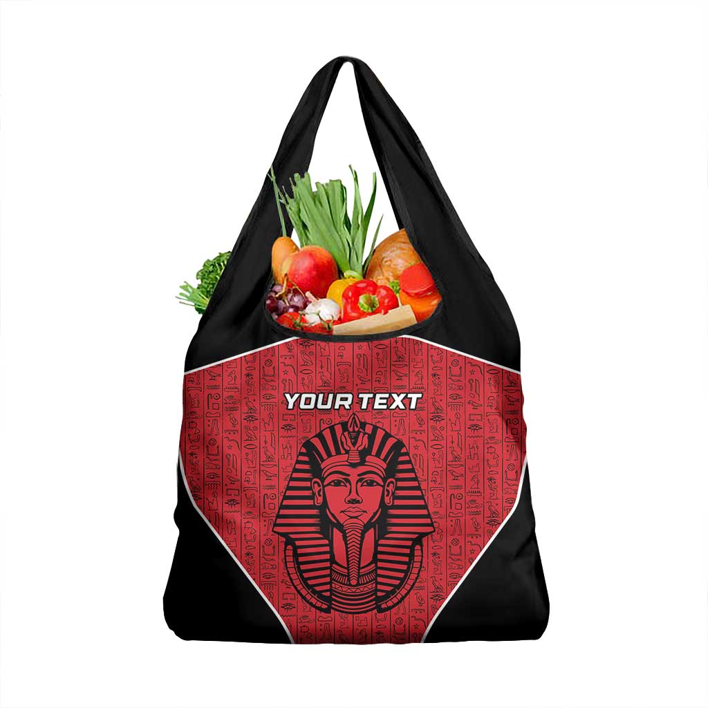 Egypt Football Custom Grocery Bag Ancient Egypt Style
