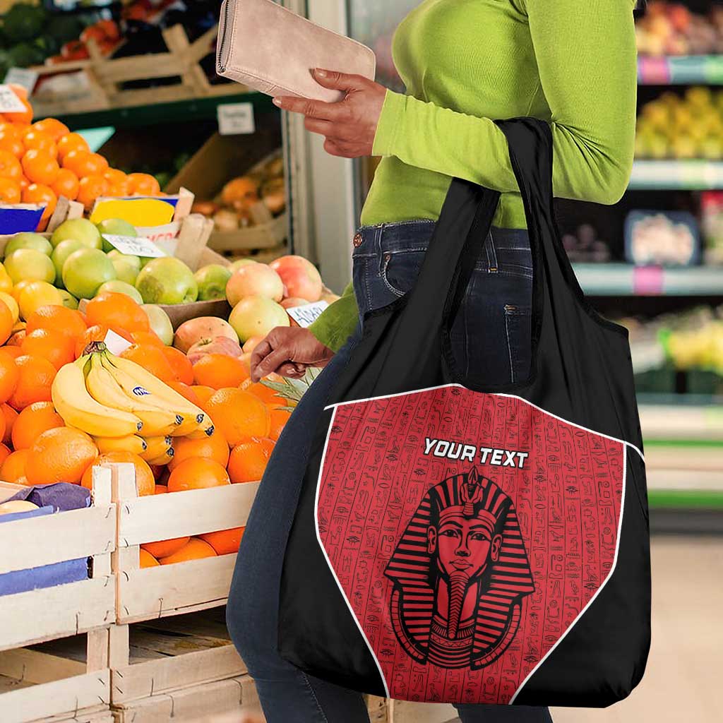 Egypt Football Custom Grocery Bag Ancient Egypt Style