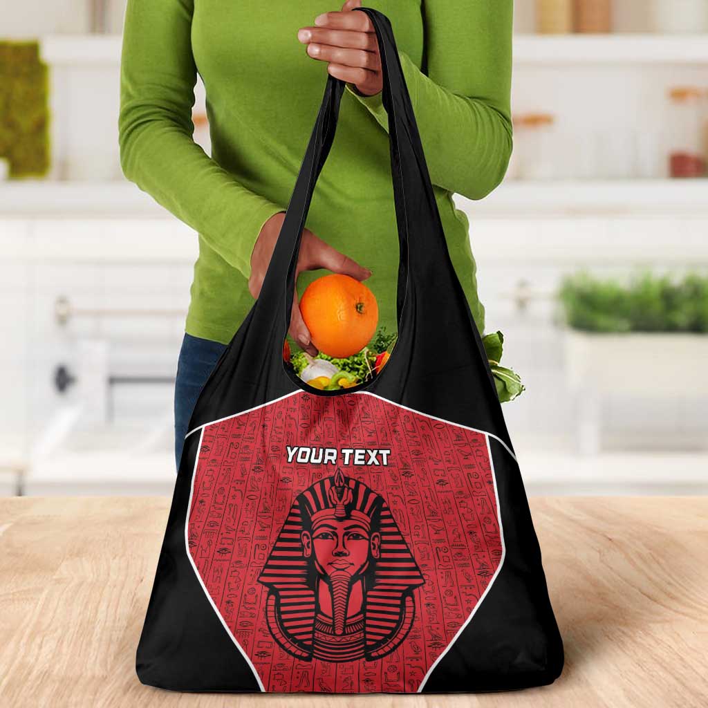 Egypt Football Custom Grocery Bag Ancient Egypt Style
