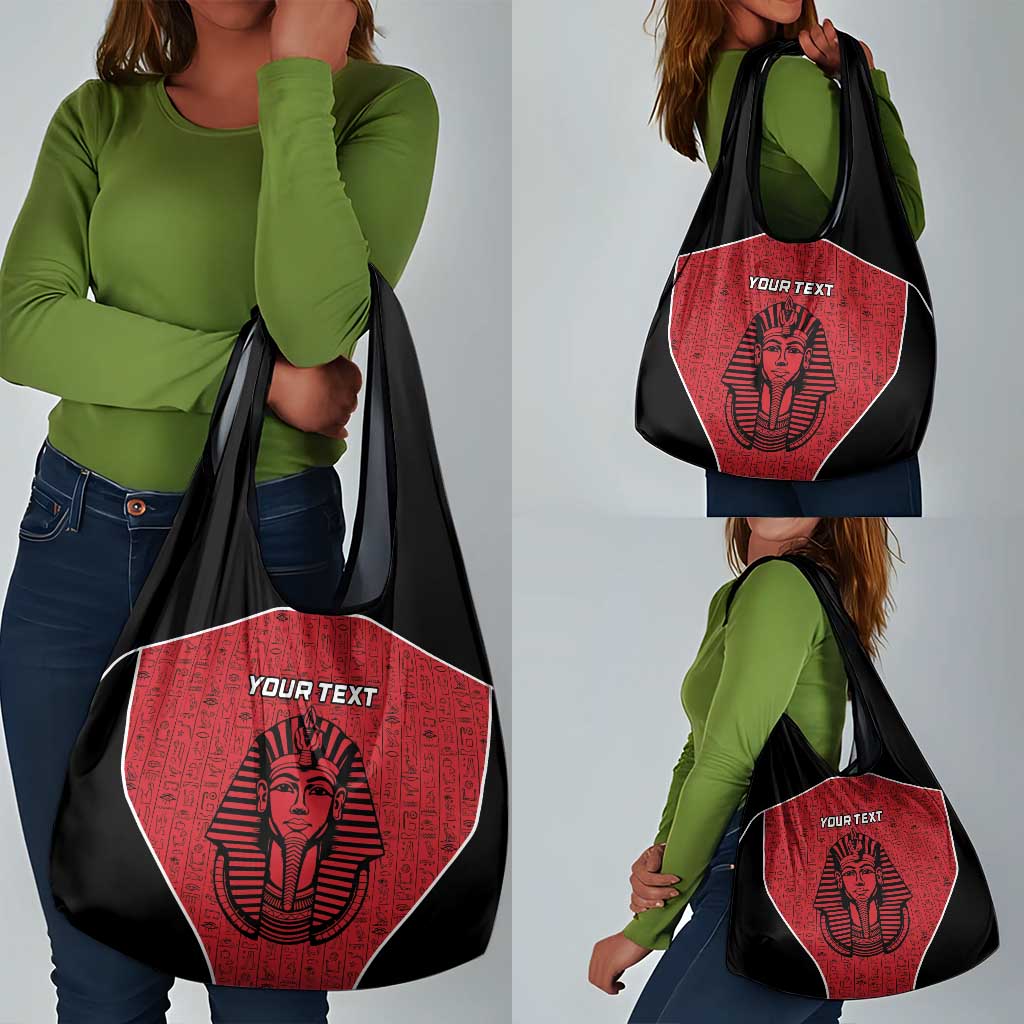 Egypt Football Custom Grocery Bag Ancient Egypt Style