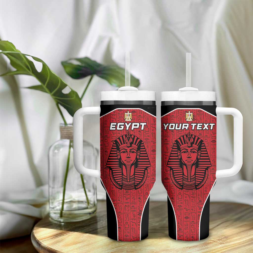 Egypt Football Custom Tumbler With Handle Ancient Egypt Style