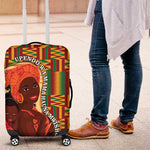 African Happy Mother's Day Luggage Cover Black Mothers Kente Pattern