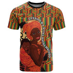 African Happy Mother's Day T shirt Black Mothers Kente Pattern