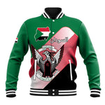 Personalized Sudan Baseball Jacket Coat Of Arms Flag Style