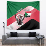 Personalized Sudan Tapestry Coat Of Arms Flag Style