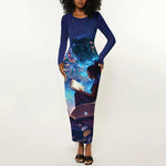 Black Girls Book Lovers Long Sleeve Bodycon Dress So Many Books - So Little Time LT15