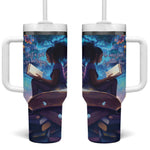 Black Girls Book Lovers Tumbler With Handle So Many Books - So Little Time