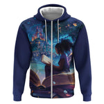 Black Girls Book Lovers Zip Hoodie So Many Books - So Little Time