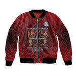 Personalized Tuskegee Red Tails Airmen Bomber Jacket WWII Legacy Tribute - African Pride