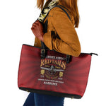 Tuskegee Red Tails Airmen Leather Tote Bag WWII Legacy Tribute - African Pride