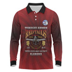 Personalized Tuskegee Red Tails Airmen Long Sleeve Polo Shirt WWII Legacy Tribute - African Pride