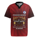 Personalized Tuskegee Red Tails Airmen Rugby Jersey WWII Legacy Tribute - African Pride