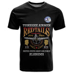 Personalized Red Tails Legacy T shirt WWII Legacy Tribute - Black Color - African Pride