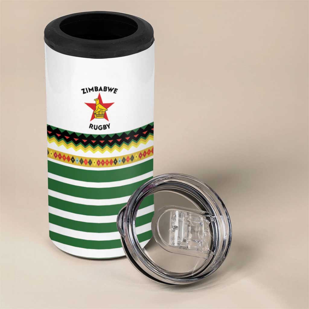Zimbabwe Rugby Sevens 4 in 1 Can Cooler Tumbler Go Cheetahs - African Pride