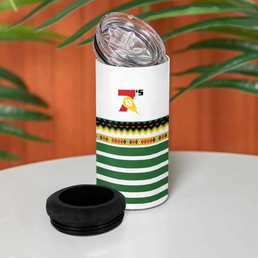 Zimbabwe Rugby Sevens 4 in 1 Can Cooler Tumbler Go Cheetahs - African Pride